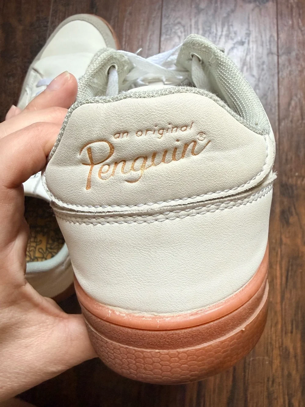 Original Penguin Men's Cream Low-Top Sneakers
